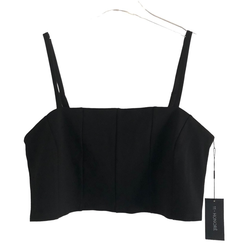 11 Honore Shayla Black Corset Crop Top Size 2x Nwt — image 7 of 8